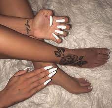 Pin By Cal On N A I L S Tattoos Foot Tattoos Foot Tattoo