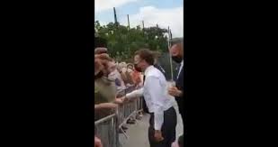 French prime minister jean castex deemed the slapping of president emmanuel macron during a walkabout an affront to democracy. 6lkl9nmpm3skwm