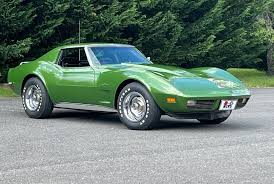 Image result for Blue Green 1973 Corvette