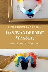 Experiment Fur Kinder Das Wandernde Wasser Experimente Kinder Experiment Kinderexperimente