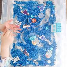 Sensory bin for 1 year old. Hands On Activities For 4 Year Olds Because I Said So Baby
