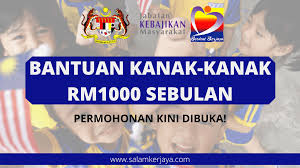 Jabatan kebajikan masyarakat atau ringkasnya jkm ditubuhkan pada tahun 1946 bertujuan untuk menjaga kebajikan masyarakat dan memberi perkhidmatan dalam. Bantuan Kanak Kanak Sehingga Rm1 000 Sebulan 2021