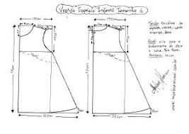 Moldes De Vestidos De Crianças Para Imprimir Em Tamanho Real Esquema De Modelagem Do Vestido Trapezio Infantil Tamanho 6 Molde De Vestido Infantil Molde Infantil Molde De Roupa Infantil
