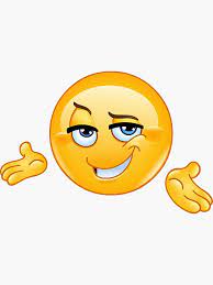 Confident Presenting Emoji " Sticker for Sale by AnarelyChester1 | Redbubble