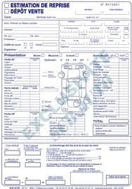 En exposant votre voiture chez vs auto vous profitez des services suivants Fiche Estimation Reprise Vo Mandat Depot Vente Certificat De Reprise Vehicule
