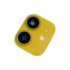 Iphone 11 Camera Lens With Frame And Sticker Yellow Star Phone Parts