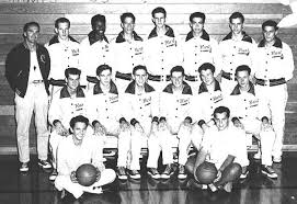 Shooting guard and small forward shoots: Scvhistory Com Wr5502 Hart Junior Senior High Varsity Basketball 1954 55