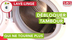 Lave Linge Comment Debloquer Un Tambour Qui Ne Tourne Plus