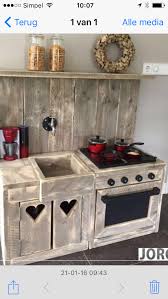 kinder speelkeuken van steigerhout kind keuken speelgoed keuken poppenhuizen