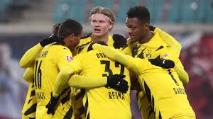The new bvb shirt combines the traditional yellow and black in a. Rb Leipzig Vs Borussia Dortmund Soccer Match Report January 9 2021 Soccer Sports Jioforme