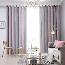 Current price $11.89 $ 11. 2 Layer Blackout Sheer Curtains Starry Hollow Out Stars Curtain Room Darkening Starry Curtain Eyelet Ring Top Window Drape For Kids Girls Children Bedroom Dec Girls Room Curtains Curtains Living Room Layered