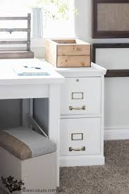 Spray paint metal filing cabinet. How To Paint A Filing Cabinet The Wood Grain Cottage