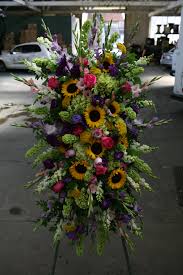 They are tall enough to be symbolic of a heart bursting with beauty, warmth a wide selection of funeral flower arrangements is available, so you can find the appropriate expression of your support and care. Sunflower Standing Spray In Pasadena Ca Jacob Maarse Florists