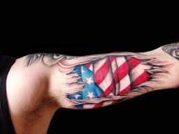 Perhaps one of the most common tattoos of flags is the american star spangled banner. Torn Skin American Flag Drawing Vtwctr