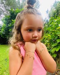 18K Gold Filled Figaro Bracelet: Toddler Baby Chain, Mommy & Me Gift