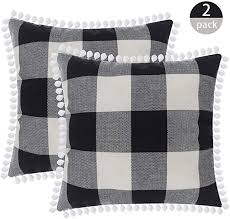 Black And White Plaid Pillows Pin On Cool Stuff