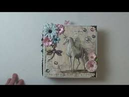 Stamperia Wonderland 7x7 Mini Album Walkthrough Youtube Mini Albums Mini Album Tutorial Mini Albums Scrap