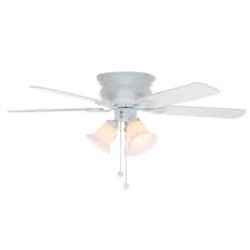Clarkston 44 In Indoor Brushed Nickel Ceiling Fan With Light Kit Ceiling Fan White Ceiling Ceiling Fans Without Lights