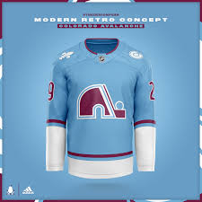 A surprise as this is a jersey that will remind us of our team's long history all the time! Colorado Avalanche Modern Retro Jersey Concept Coloradoavalanche