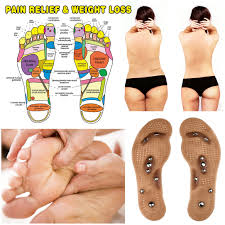 Us 1 87 25 Off 2pcs Pair High Quality Acupressure Slimming Insoles Eight Grain Magnetic Feet Health Insoles Foot Care Tool In Foot Care Tool From