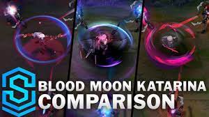 Blood moon katarina fan art. Blood Moon Katarina Vs All Previous Skins Skin Comparison Youtube