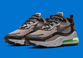 Nikes Next Air Max 270 React Wtr Gets Upgraded With Rocky Tones And Gridded Swooshes Nike Sneakers Nike Shoes