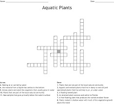 Then please submit it to us so we can make the clue database even better! Aquatic Plants Crossword Wordmint