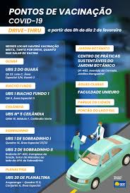 Na região autónoma dos açores. Vacinacao Contra A Covid 19 Tera Dez Pontos De Imunizacao Por Drive Thru No Df Sindsaude Df Noticias