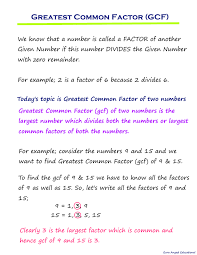 9 = 3 2 15 = 3 • 5 18 = 2 • 3 2 build a prime factors table. 4th Grade Math Greatest Common Factor Gcf Steemit