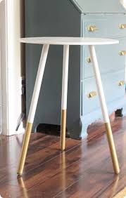 Paint Dipped Side Table Knockoffdecor Com Diy Side Table Home Decor Home Diy