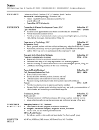 Example Of Psychology Resume Examples Resume Cv Psychology Resume Resume Cv