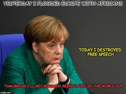In her adolescence, merkel joined the free german youth, the youth movement of the socialist unity party. Angela Merkel Memes Gifs Imgflip