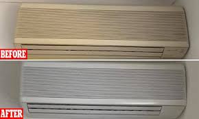 You can purchase your air conditioner screen in just a few short minutes online or by calling 07 5665 8271. Australian Design Blogger Turns Yellowed Air Conditioner Sparkling White With Bunnings Spray Paint Daily Mail Online