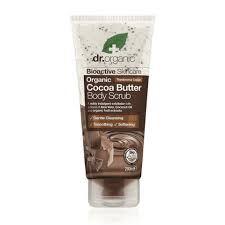 Gommage Corporel Bio Au Beurre De Cacao 200 Ml Dr Organic Bio Maroc