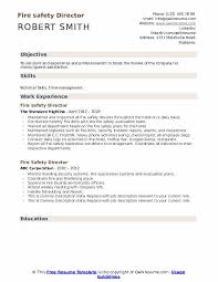 Fire safety management handbook third edition. Fire Safety Director Resume Samples Qwikresume