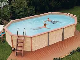 Waterman Kit Piscine Hors Sol Azteck Ovale 4 00 X 7 30m