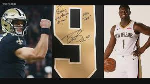 Zion williamson (born july 7, 2000) is an american college basketball player for the duke blue devils of the atlantic coast conference (acc). Drew Brees Describes Kinship With Pelicans Zion Williamson Wwltv Com