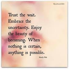 Trust The Wait Mandy Hale Quotes Quotes Yoga Quotes