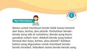 Kunci Jawaban Tema 3 Kelas 3 Sd Halaman 42 43 44 45 46 48 Buku Tematik Subtema 1 Pembelajaran 5 Halaman All Tribunnews Com Mobile