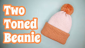 Comes with everything you need. Two Toned Knitting Machine Beanie Quick Easy Project For Beginners Youtube
