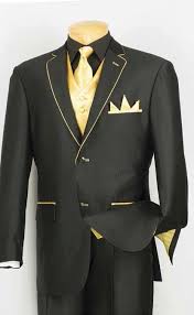 Black And Gold Vest Pallini 23ss 3 Black And Gold Men S Suit 2 Button Single Breasted Trimmed Jacket With Fancy Vest Black And Gold Mens Outfit Gold Prom Suit Black Suit Wedding