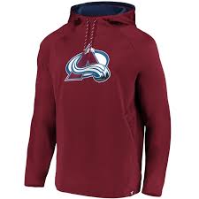 Nhl colorado avalanche women's center ice open neck fleece sweatshirt. Mens Colorado Avalanche Hoodies Avalanche Pullover Hoodie Fanatics International