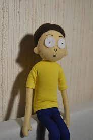 Morty Plush Toy From Rick And Morty Rick And Morty Plush Sewing Projects