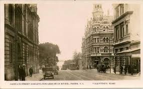 Barrack St Looking Towards The Swan River In Perth Western Australia Year Unknown Perth Western Australia Australian Continent Western Australia