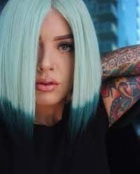 Mint The Trend Tone For The Hair You Expected To Close The Year Mint Hair Color Artistic Hair Dipped Hair