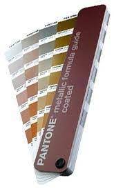 Pantone 871 Through Pantone 876 Are Gold To Copper Pantone 877 Is Silver Commercial Offset Printers Can Mix Inks To Create Met Pantone Inks Pantone Swatches
