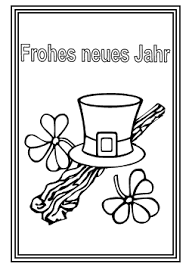Frohe weihnachten und neues jahr 2021 : Neujahrskarten Ausdrucken Und Ausmalen Kostenlose Neujahrsgrusse