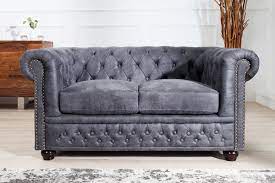 Shop with afterpay on eligible items. Chesterfield 2er Sofa Antikgrau Aus Dem Hause Casa Padrino Wohnzimmer Mobel Couch