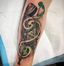 76 Magical Harry Potter Tattoos Tattoo Inspiration Sophielewistattoos On Instagram Slytheri Slytherin Tattoo Harry Potter Tattoo Small Small Tattoos