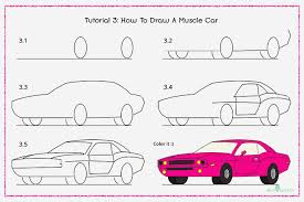 That is, here we are faced with the task to circle all the remaining details with dark and clear lines and remove all unwanted lines. How To Draw A Car Step By Step For Kids